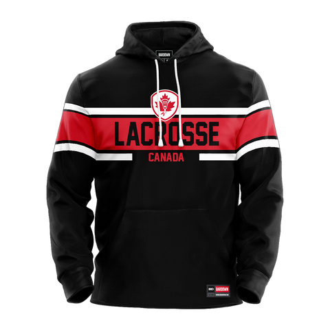 Lacrosse Canada Custom Stripe Show Hoodie