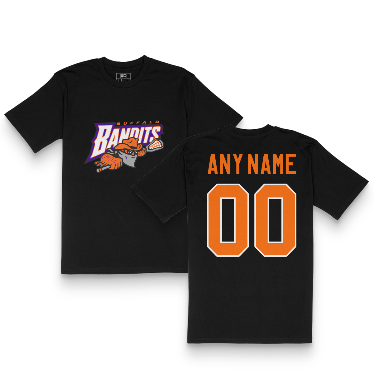 Buffalo Bandits Custom Player T Shirt